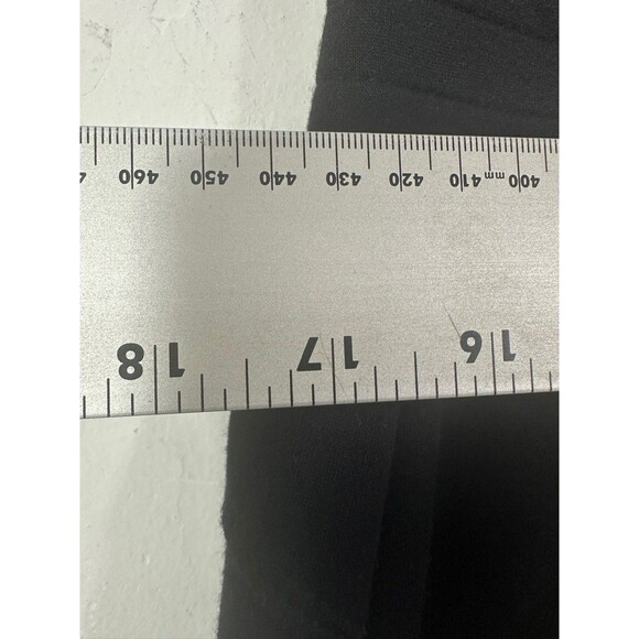 LIVI Pull On Pants Womens 14/16 Black White Stripe Relaxed Straight Leg Stretch - Picture 11 of 12